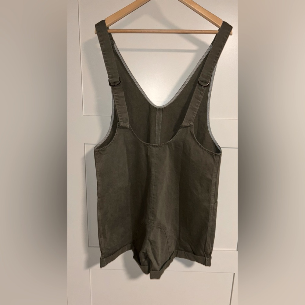 By Together Olive Green Utility Romper - Picture 4 of 7